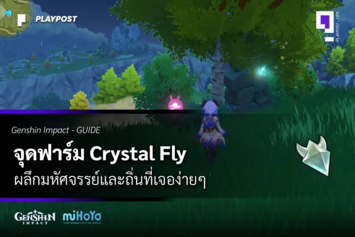 Genshin Impact Crystal Fly cover playpost