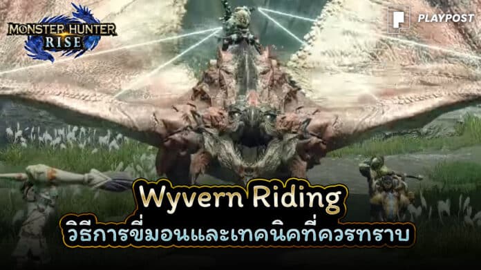 Monster Hunter Rise Riding cover playpost